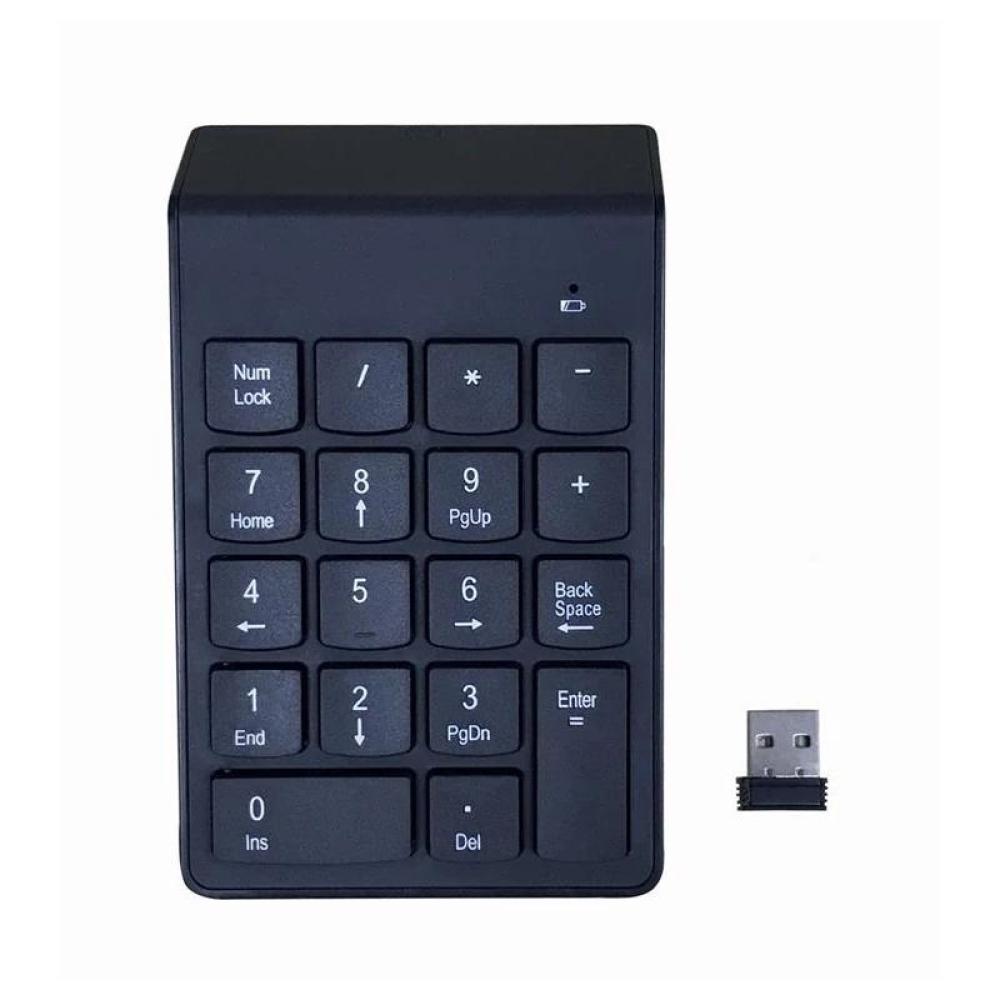 Gembird teclado numérico wireless usb negro
