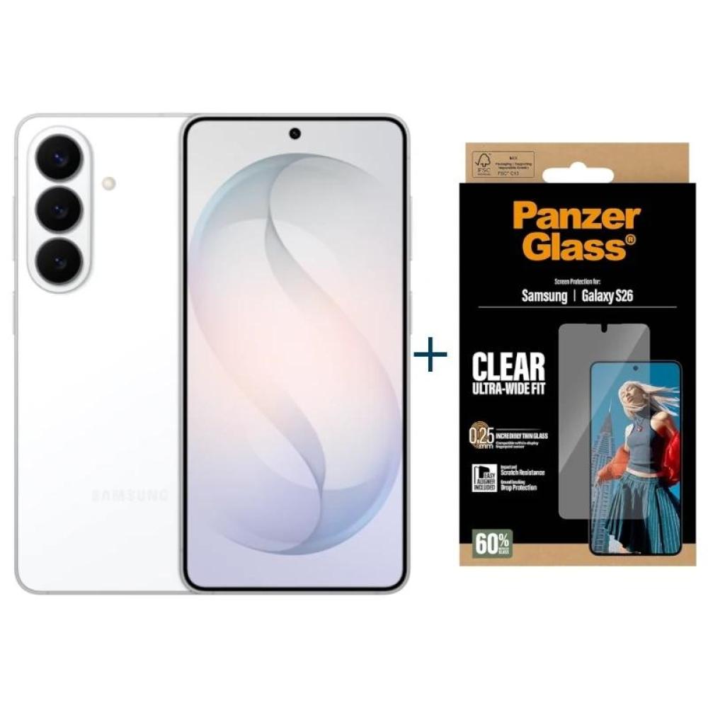 Samsung galaxy s26 5g 256gb 12gb white+prot panzer