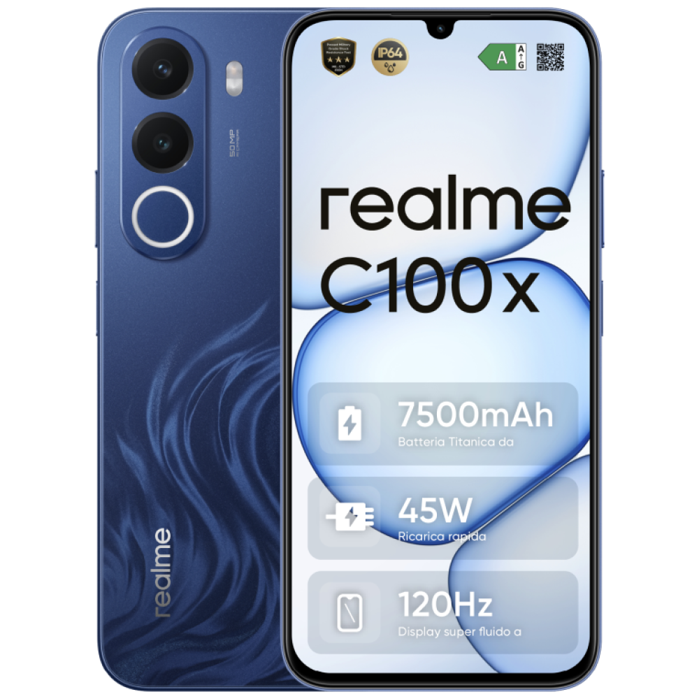 SMARTPHONE REALME C100X 4GB 256GB MEA NFC DEEPBLUE TIDES