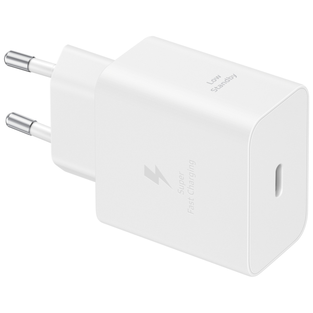 CARGADOR SAMSUNG USB-C 45W BLANCO SIN CABLE EP-T4511NWEGEU
