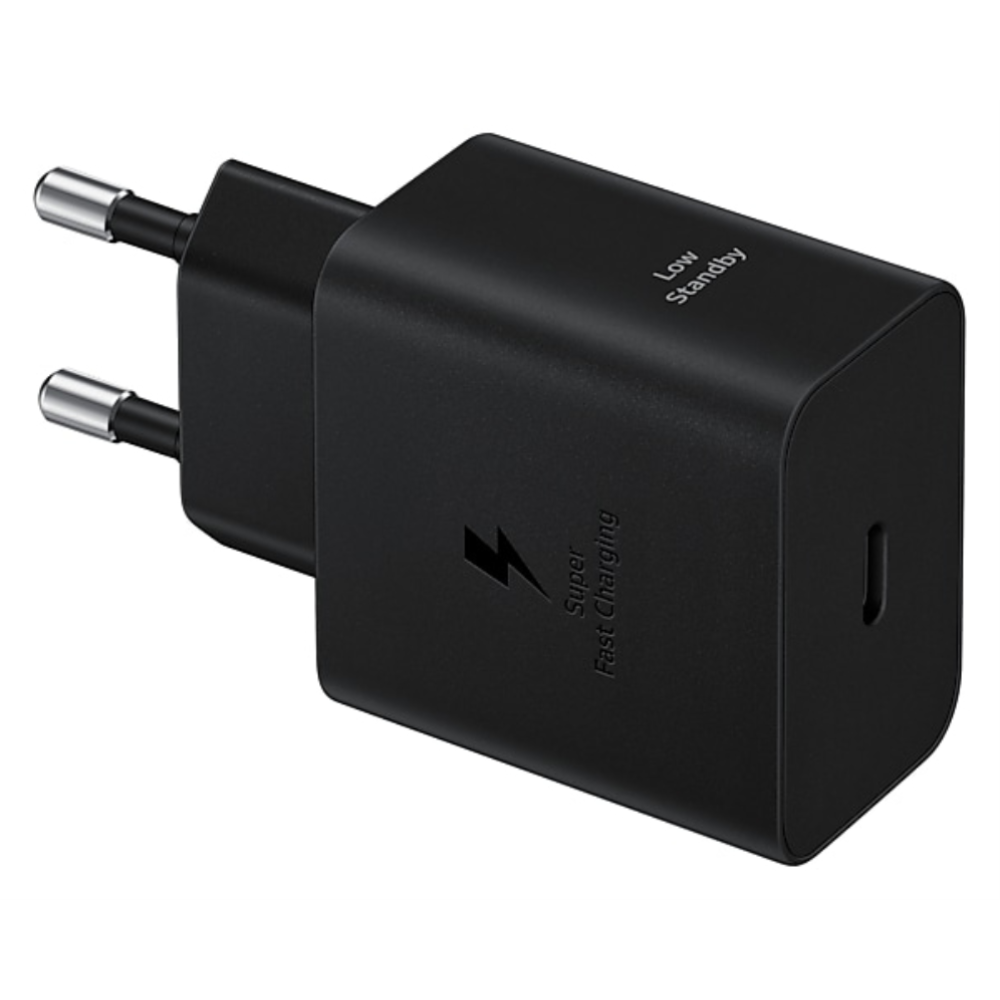 CARGADOR SAMSUNG USB-C 45W NEGRO SIN CABLE EP-T4511NBEGEU