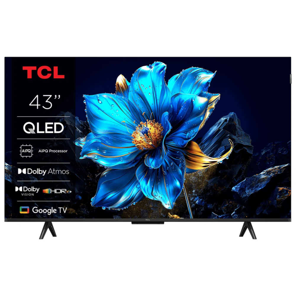 TV TCL QLED 43" 4K UHD SMART TV WIFI METALICO