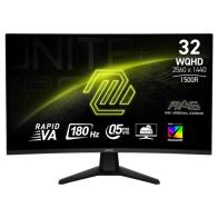 Msi mag32cq6f monitor 31.5" wqhd 180hz hdmi cur