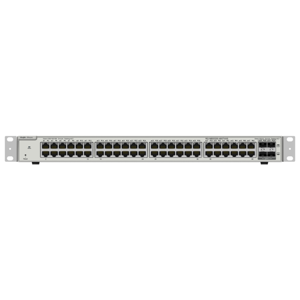 SWITCH RUIJIE REYEE RG-NBS5200-48GT4XS 48P SFP+ 4P L3 GESTIONABLE