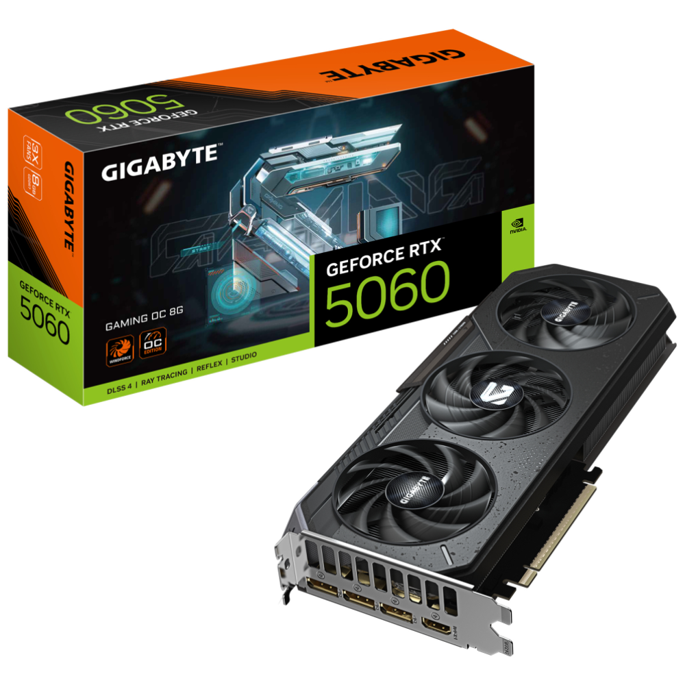 TARJETA GRAFICA GIGABYTE RTX 5060 OC 8GB GDDR7