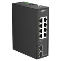 D-link dis-100g-10p switch ind 8xg poe+ 2x2.5g s