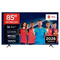 Tcl 85p8l tv 85" qd-mini led 4k uhd smtv google tv